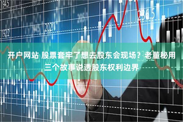 开户网站 股票套牢了想去股东会现场？老董秘用三个故事说透股东权利边界